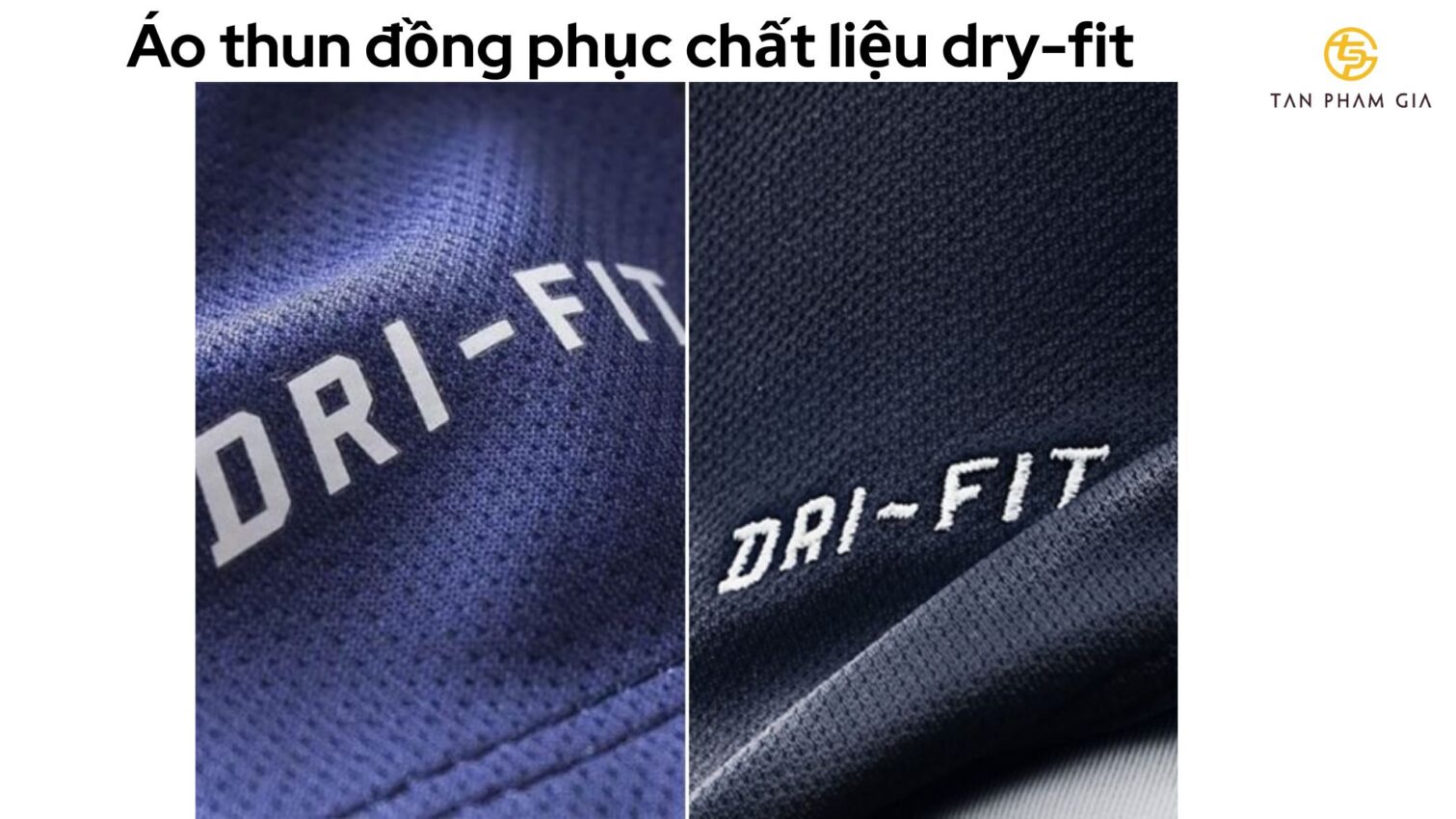 Áo thun đồng phục chất liệu dry-fit