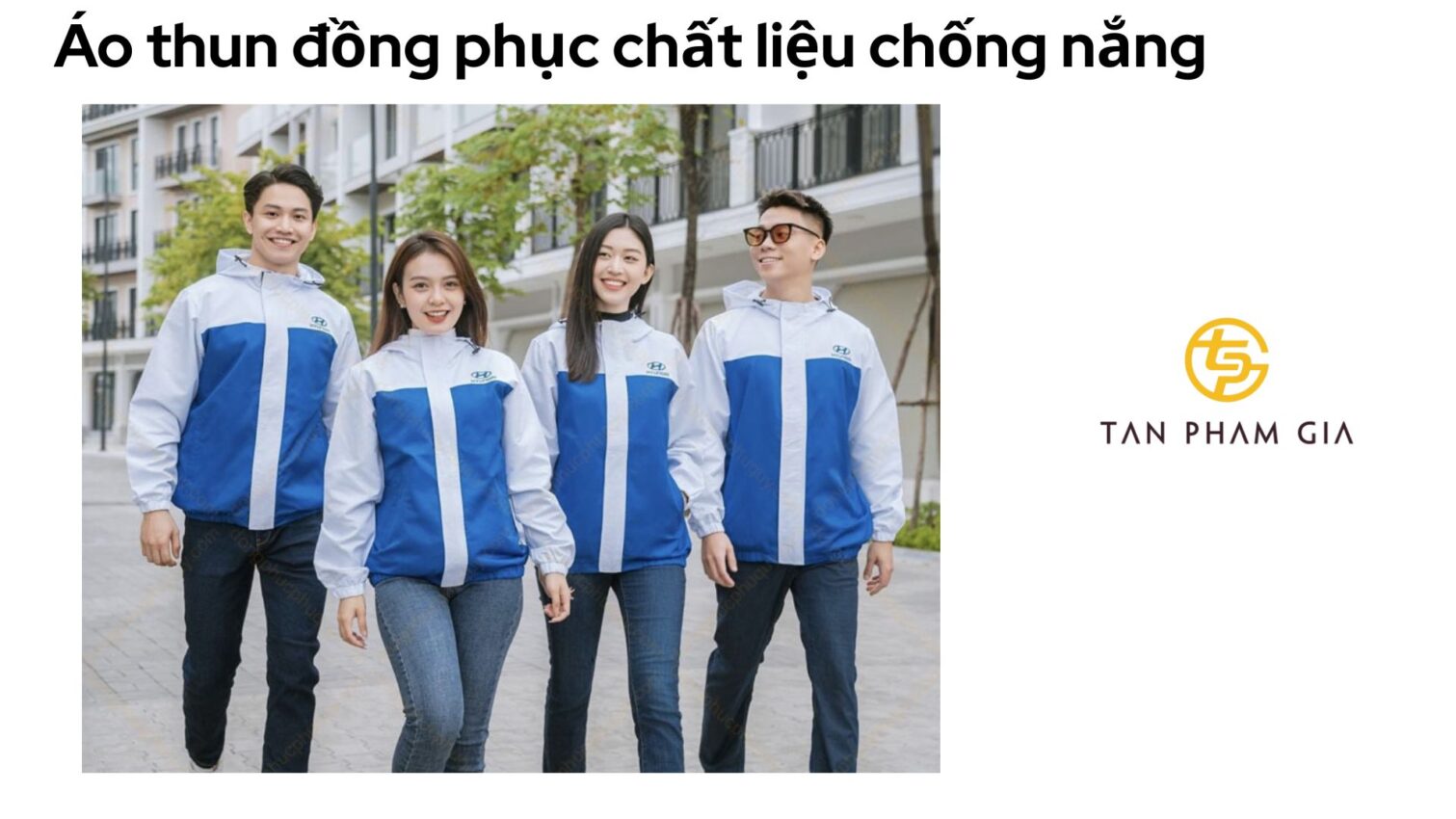 Áo thun đồng phục chất liệu chống nắng
