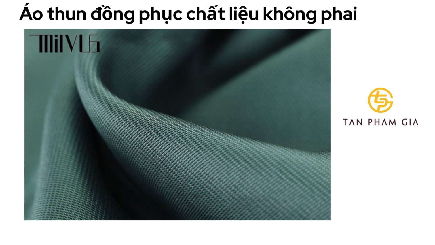 Áo thun đồng phục chất liệu không phai
