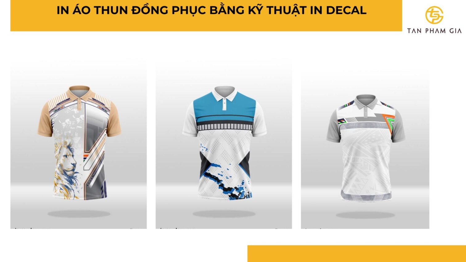 In áo thun đồng phục bằng kỹ thuật in decal