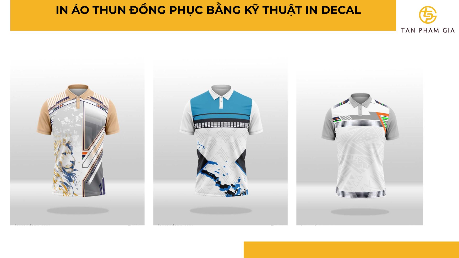 In áo thun đồng phục bằng kỹ thuật in decal