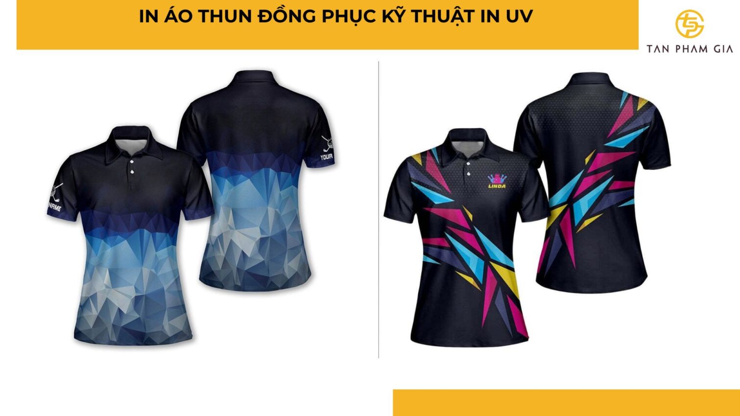 In áo thun đồng phục kỹ thuật in UV