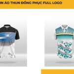In áo thun đồng phục full logo