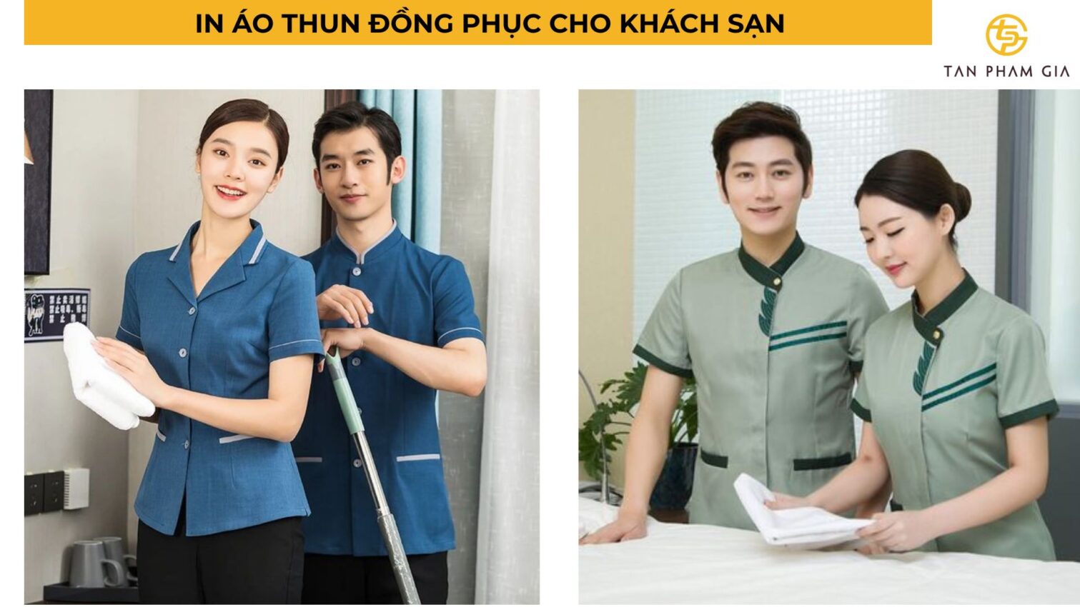 In áo thun đồng phục cho khách sạn