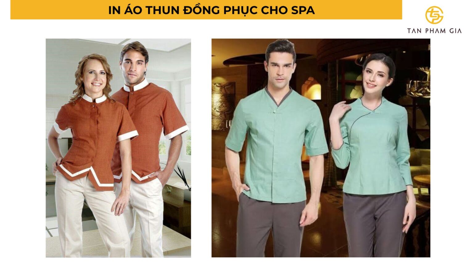 In áo thun đồng phục cho spa