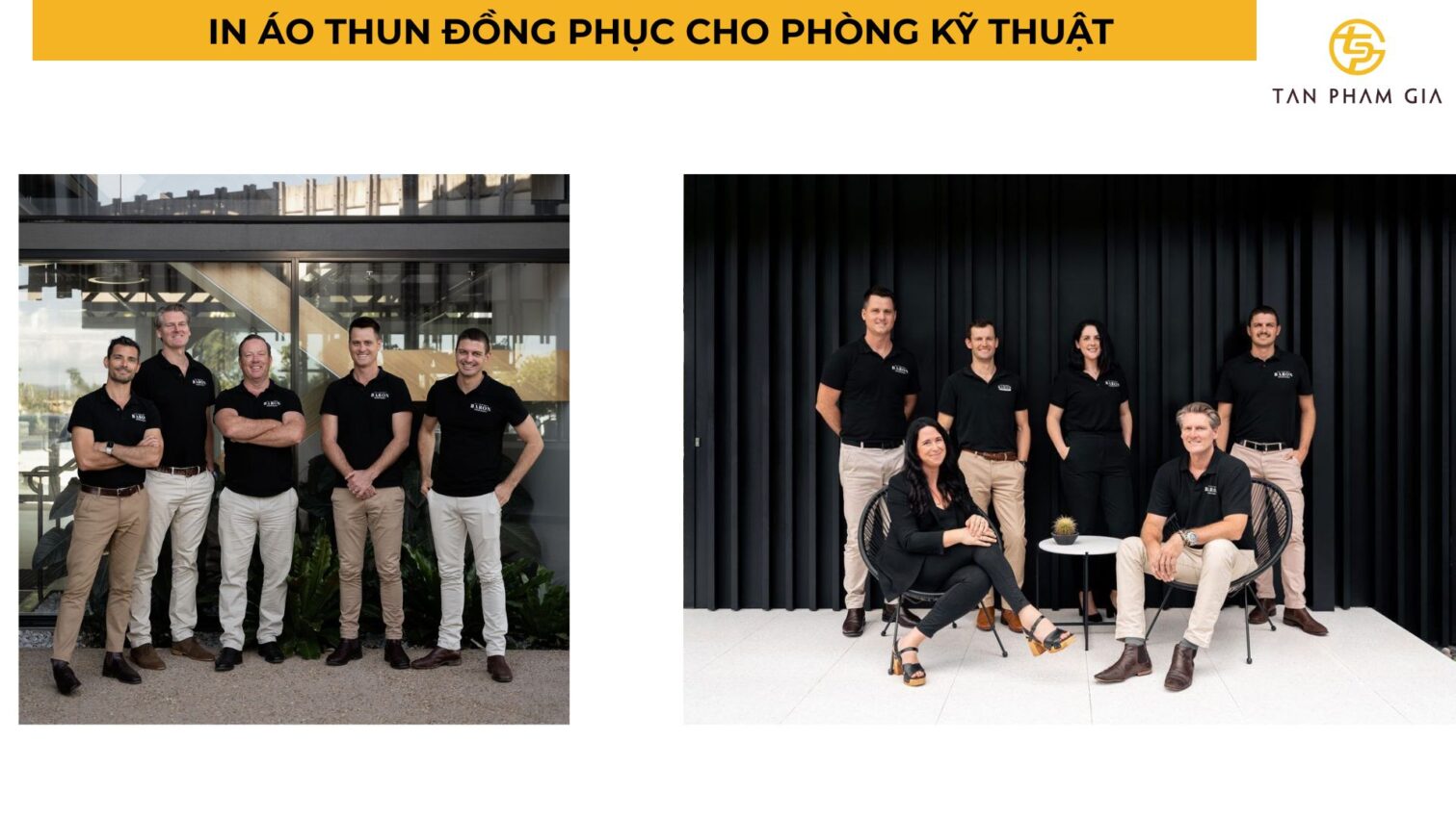 In áo thun đồng phục cho phòng kỹ thuật