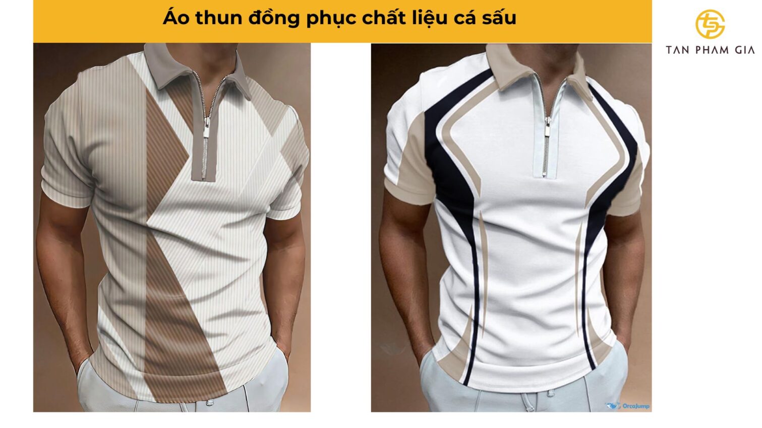 Áo thun đồng phục chất liệu cá sấu