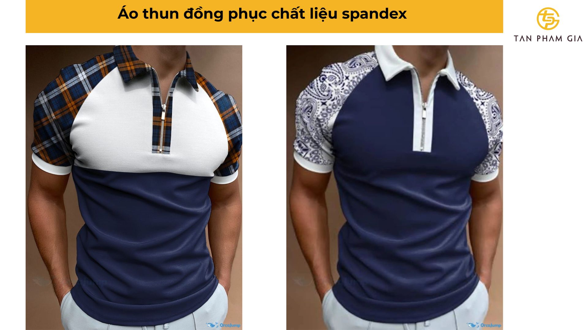 Áo thun đồng phục chất liệu spandex