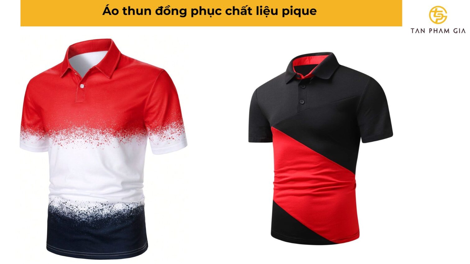 Áo thun đồng phục chất liệu pique