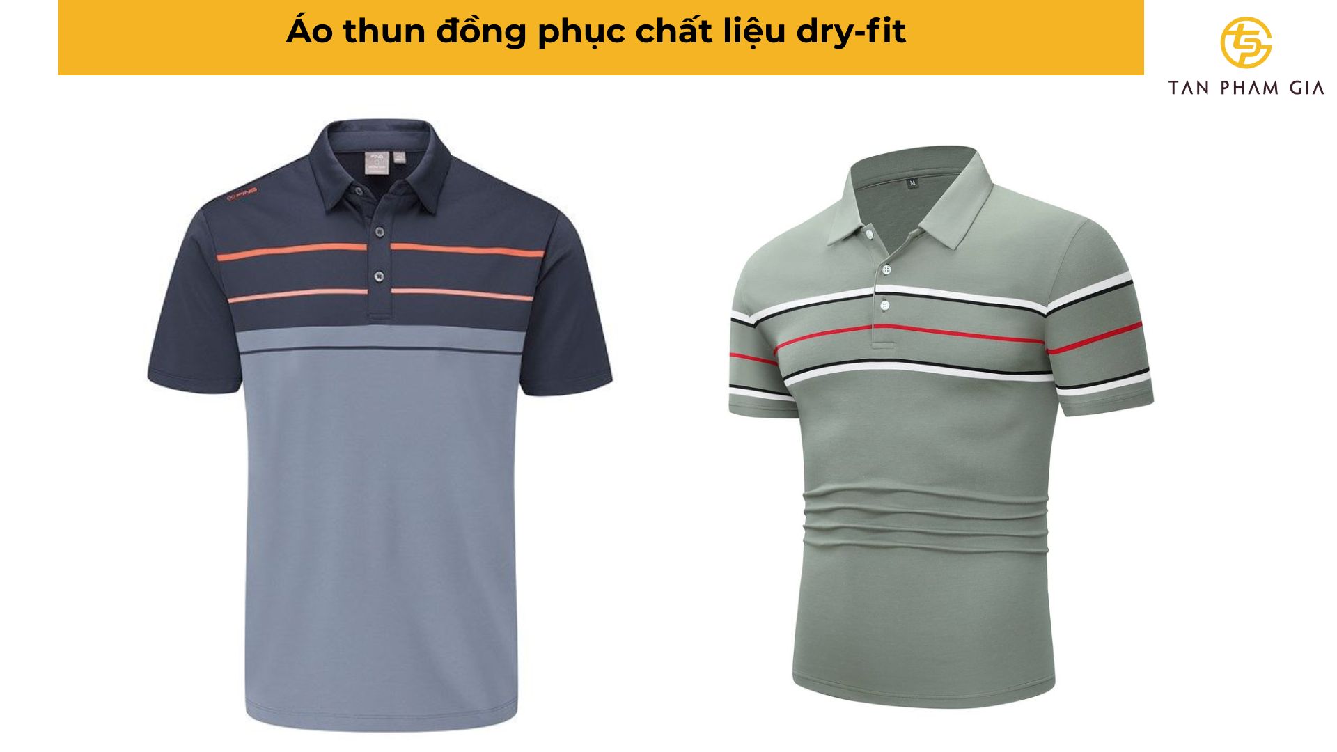 Áo thun đồng phục chất liệu dry-fit