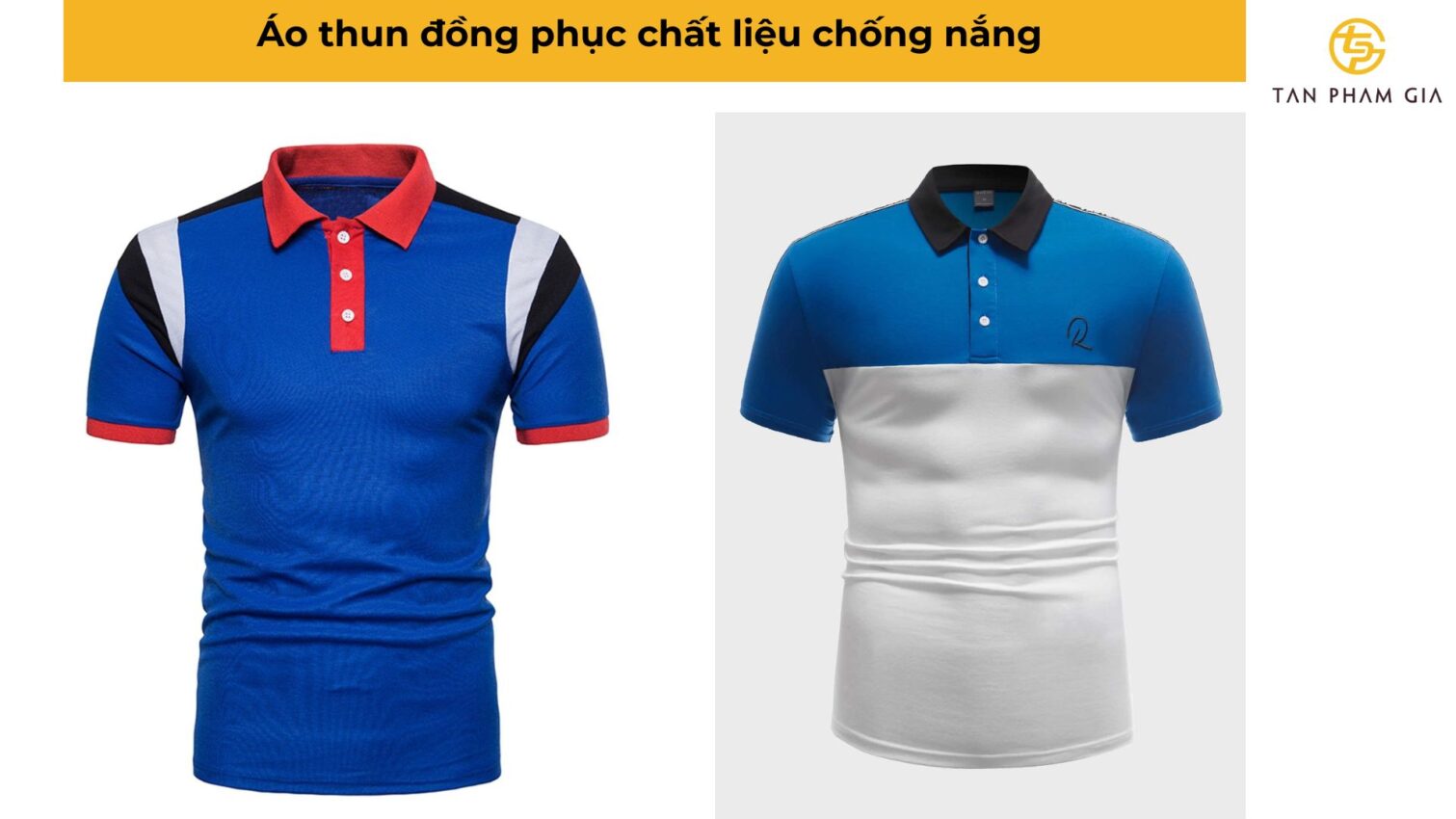 Áo thun đồng phục chất liệu chống nắng