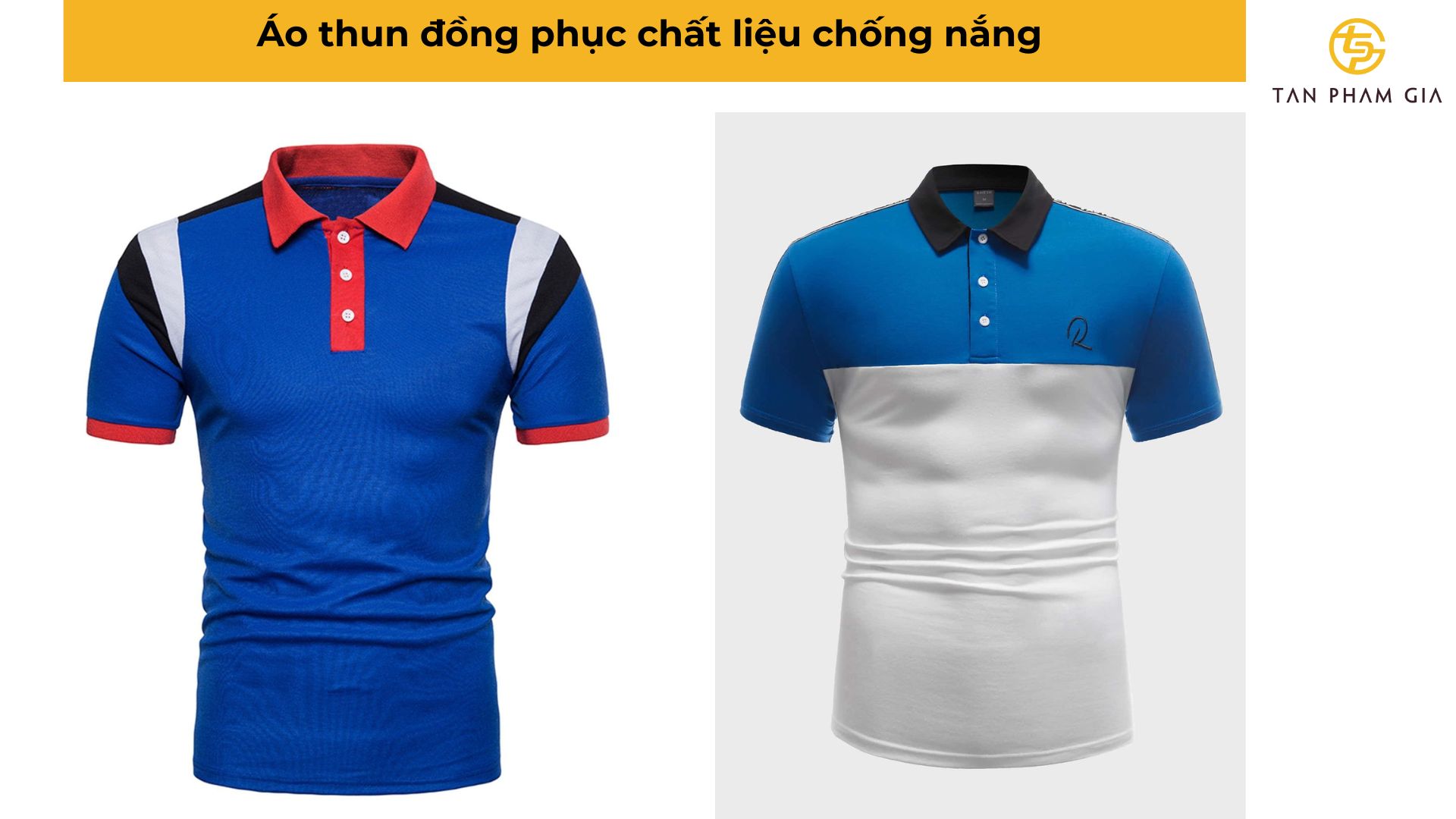 Áo thun đồng phục chất liệu chống nắng