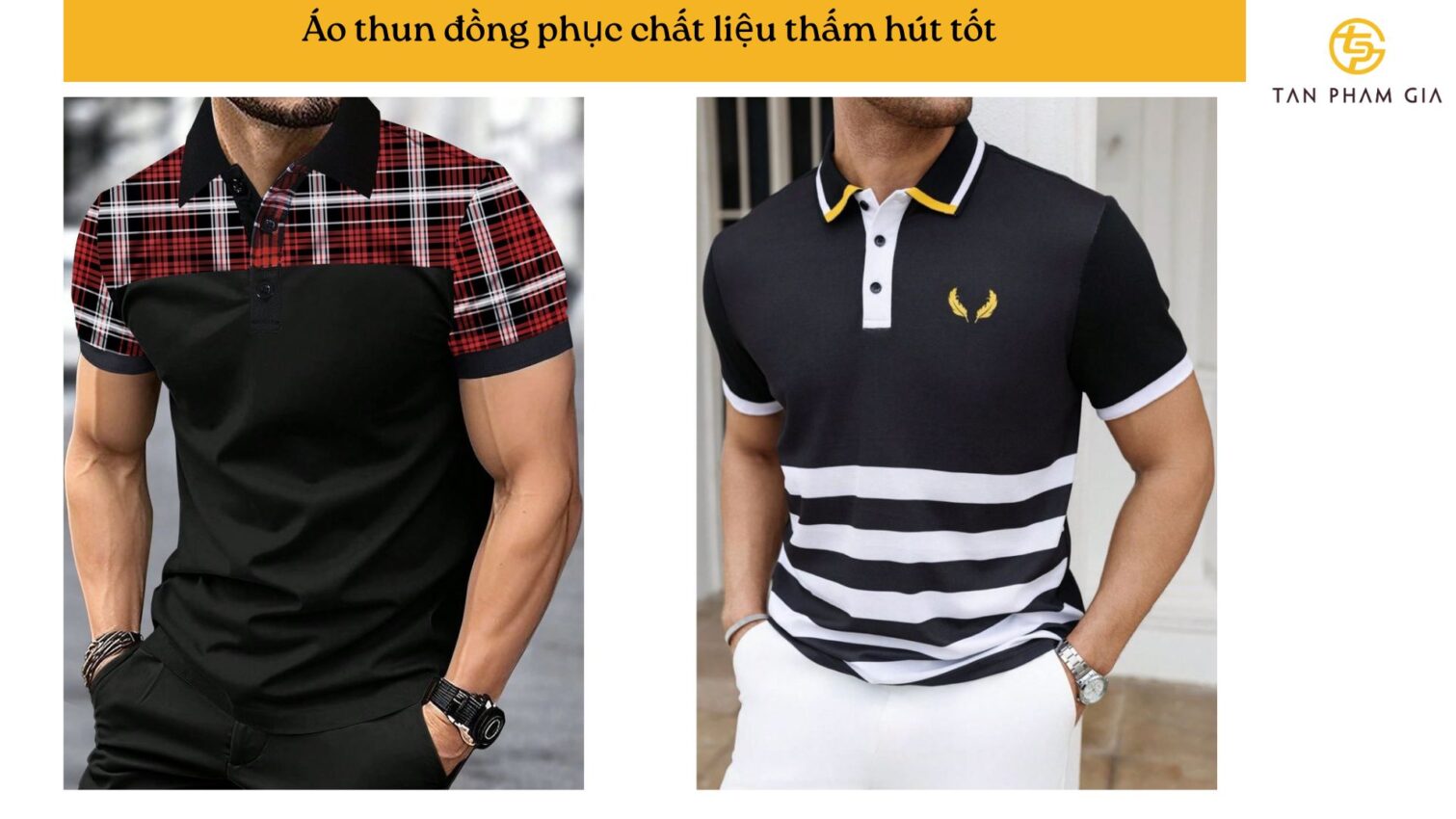 Áo thun đồng phục chất liệu thấm hút tốt