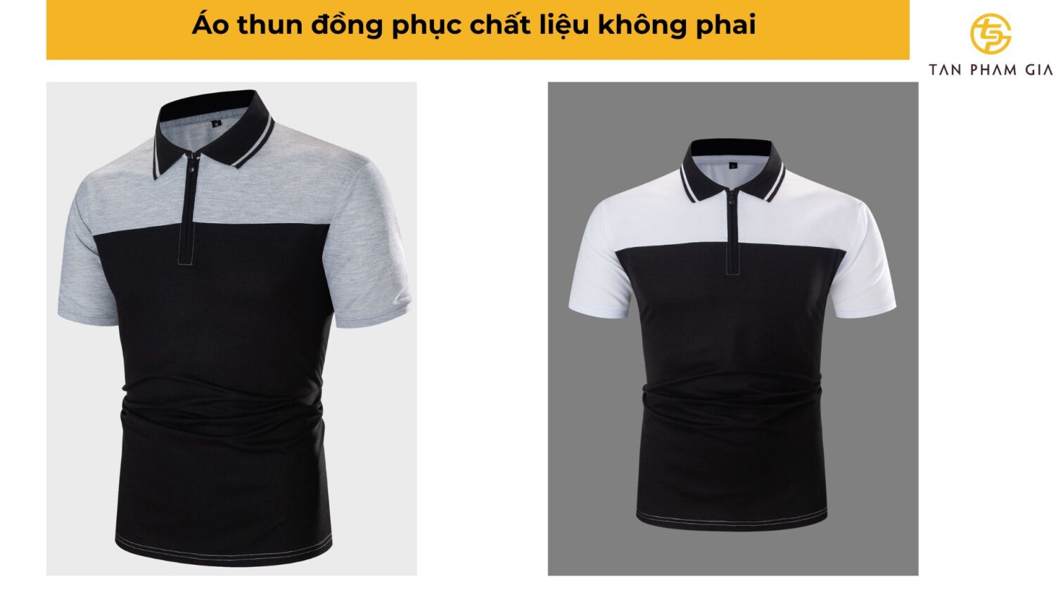 Áo thun đồng phục chất liệu không phai