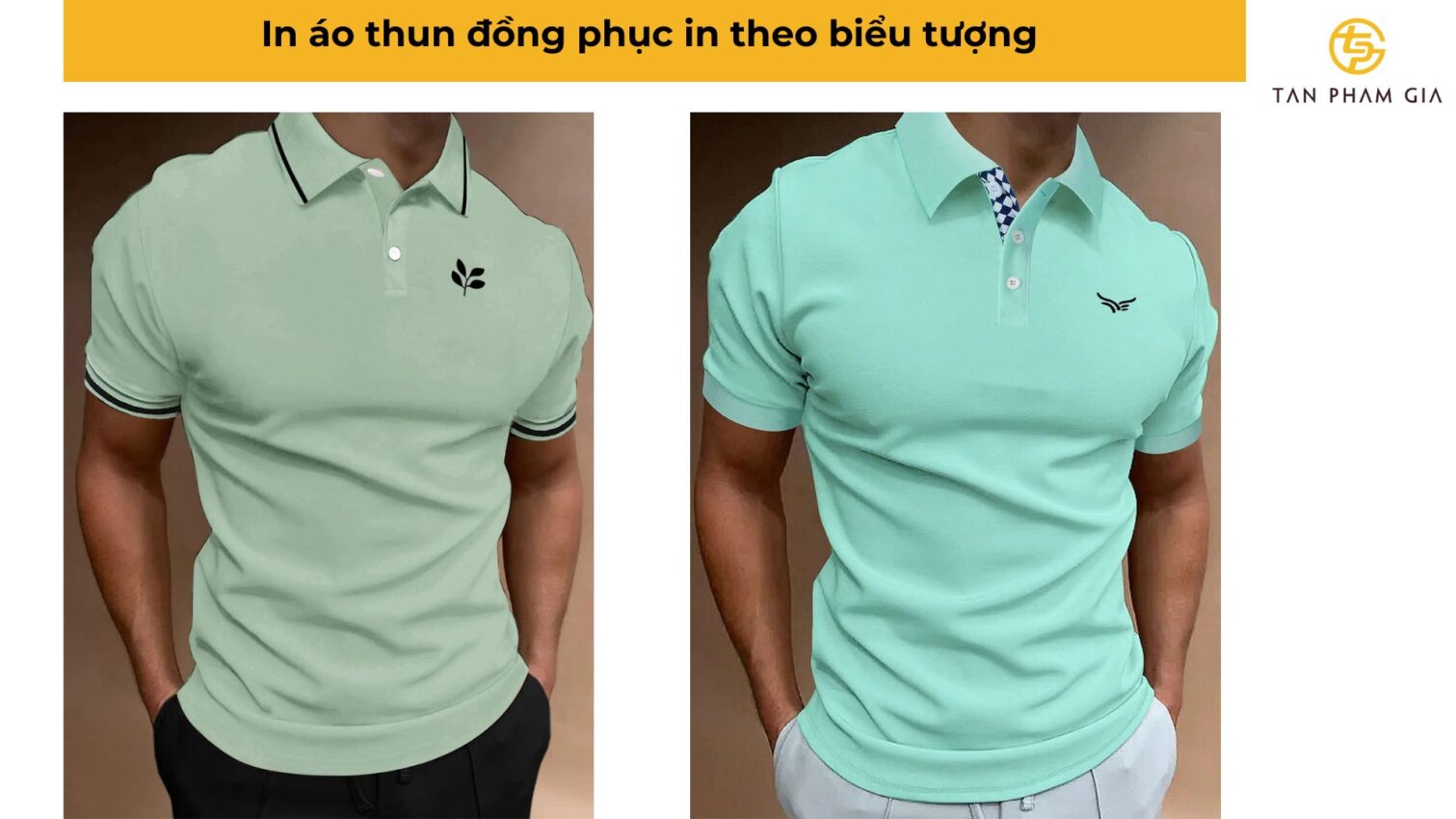 In áo thun đồng phục in theo biểu tượng