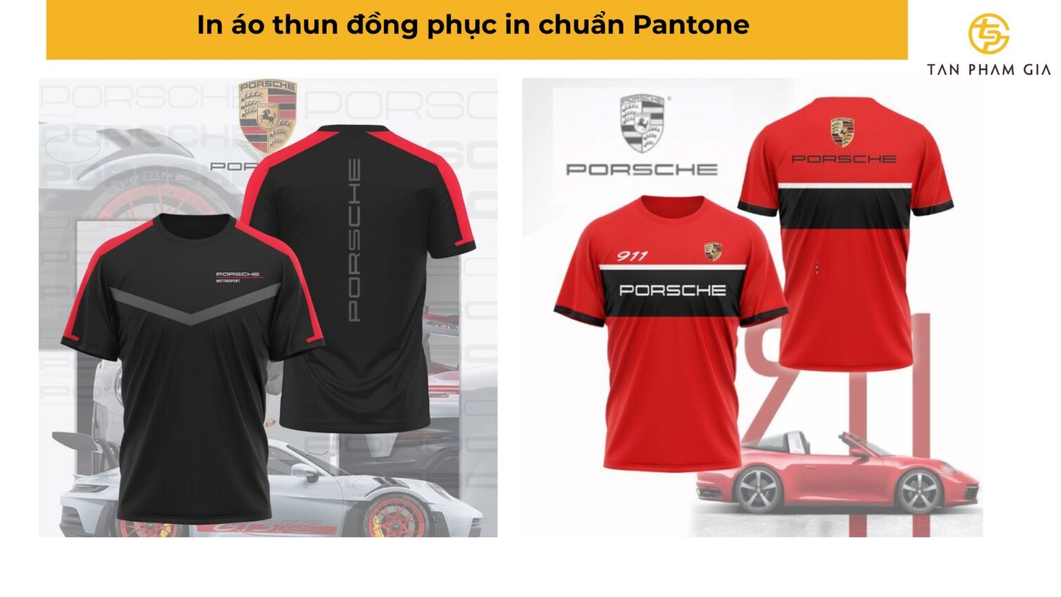 In áo thun đồng phục in chuẩn Pantone