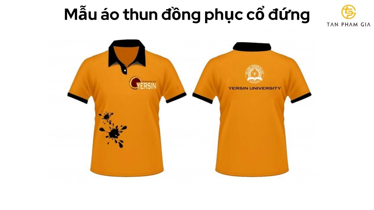 Mẫu áo thun đồng phục cổ đứng