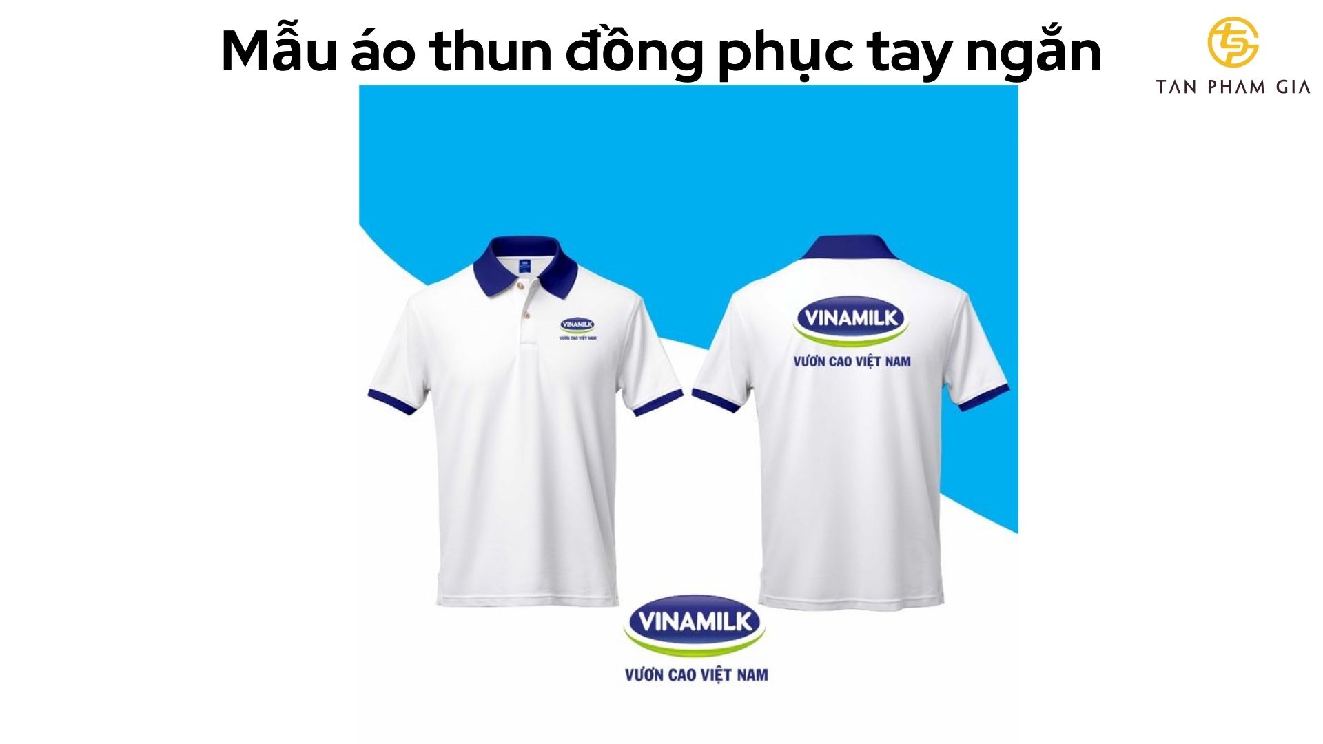 Mẫu áo thun đồng phục tay ngắn