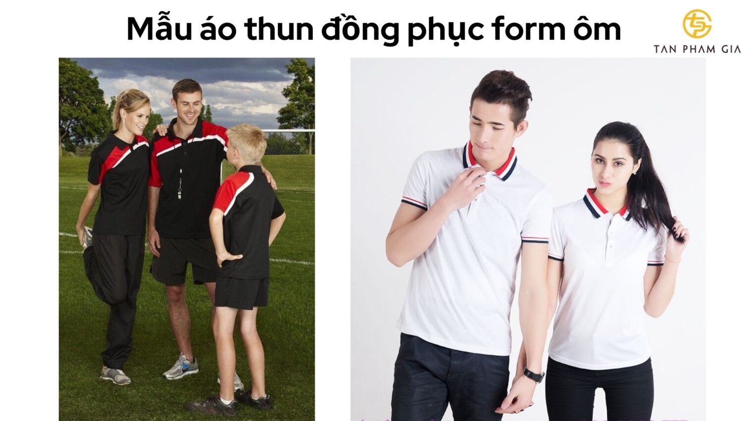 Mẫu áo thun đồng phục form ôm