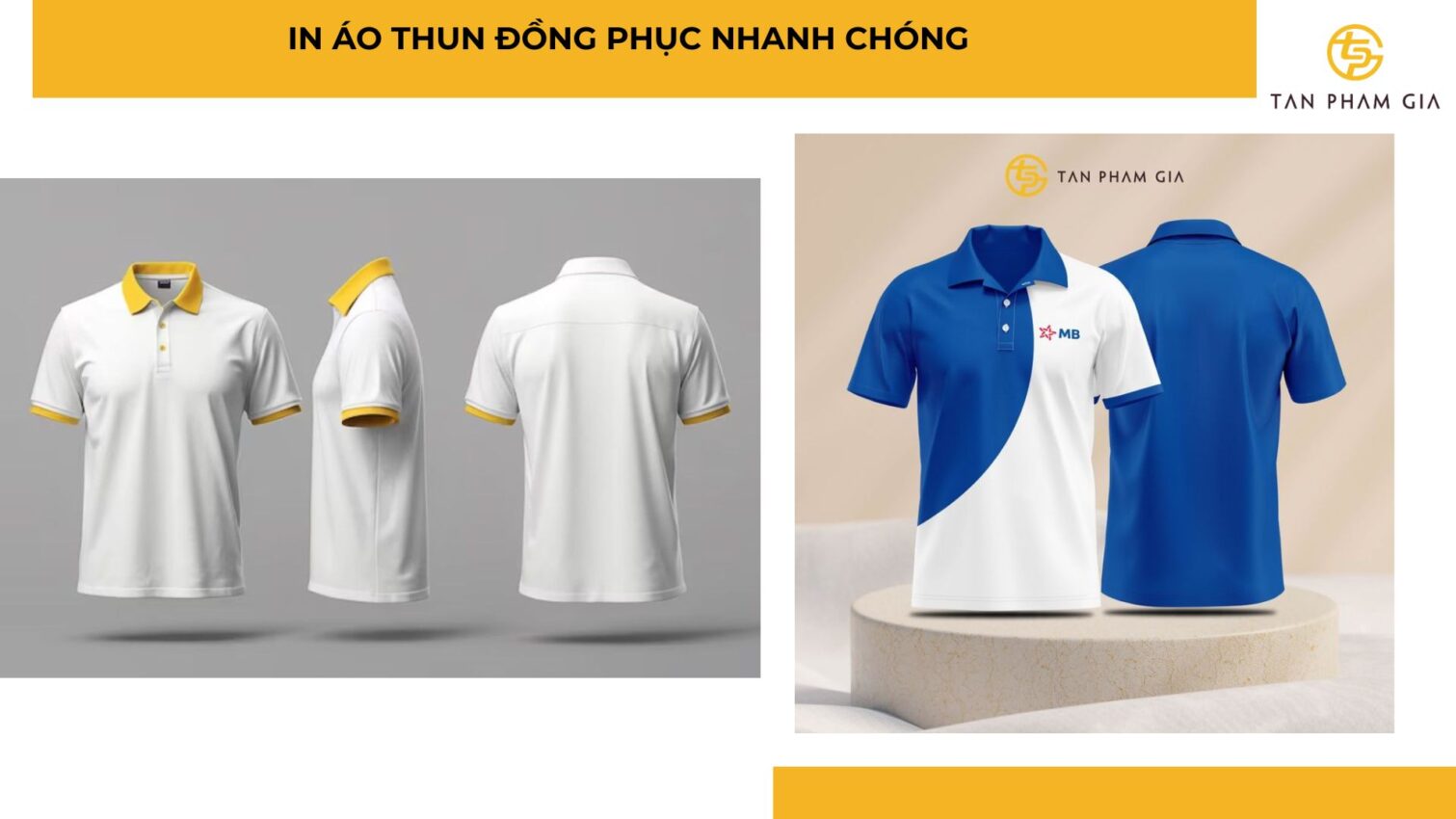 In áo thun đồng phục nhanh chóng