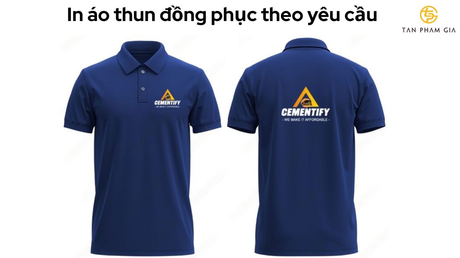 In áo thun đồng phục theo yêu cầu