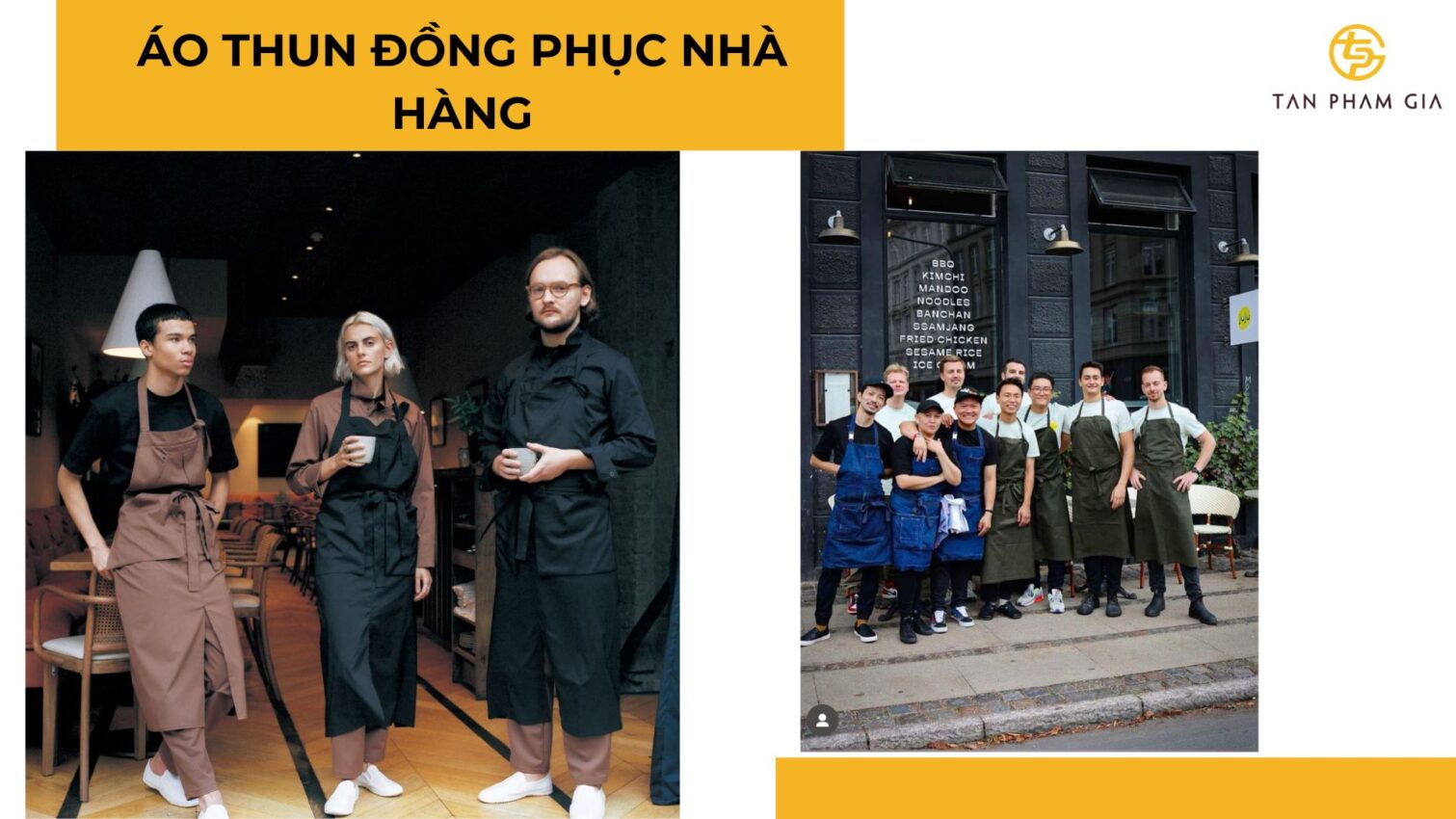 Áo thun đồng phục nhà hàng