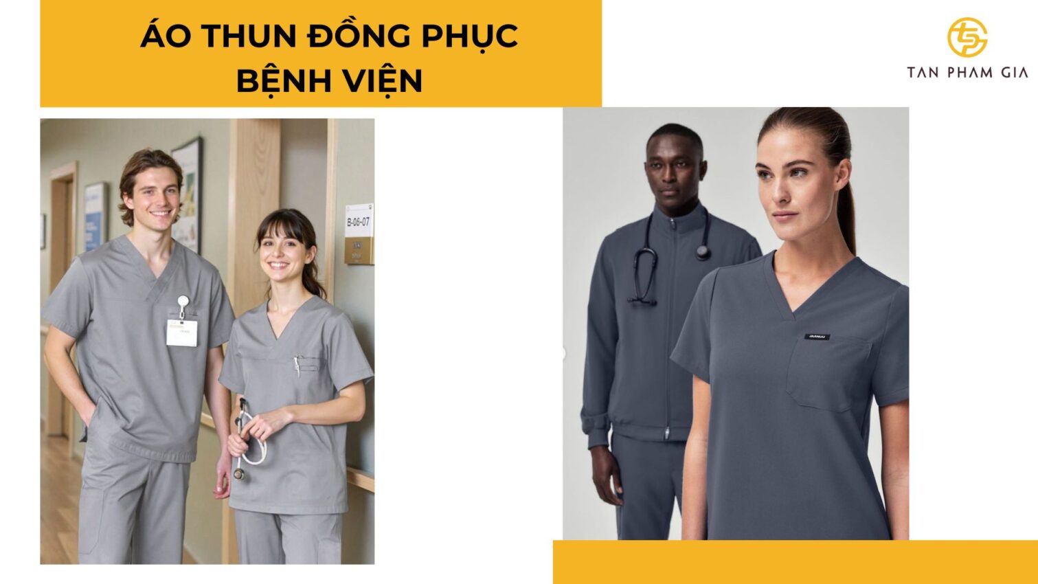 Áo thun dông phục bệnh viện