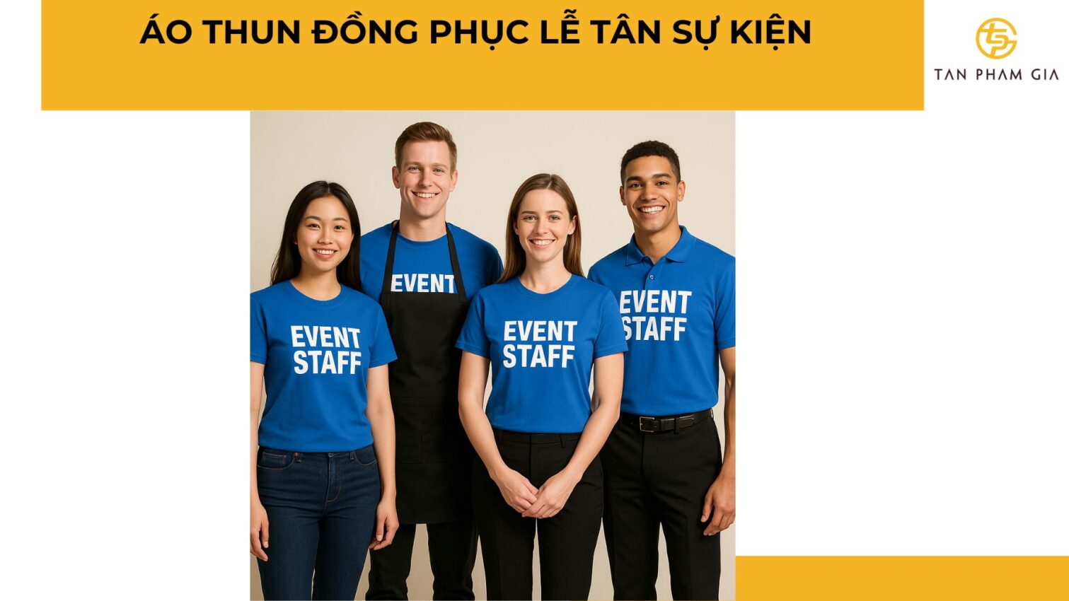 Áo thun đồng phục lễ tân sự kiện