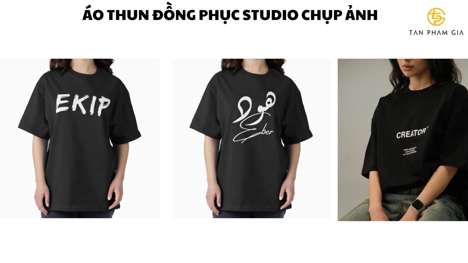Áo thun đồng phục cho ekip quay phim