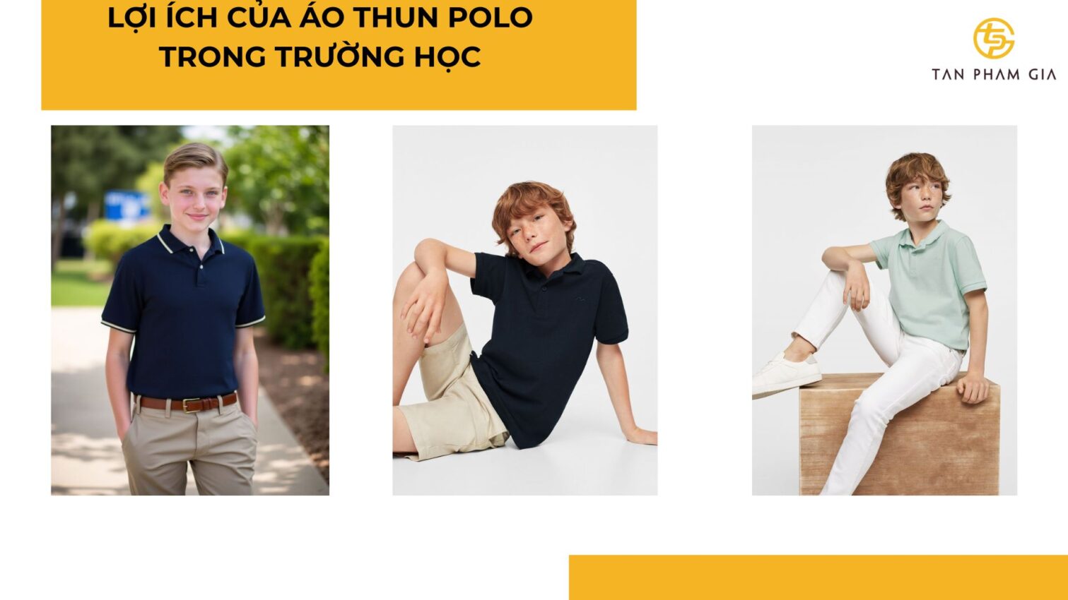 Áo thun đồng phục trường học