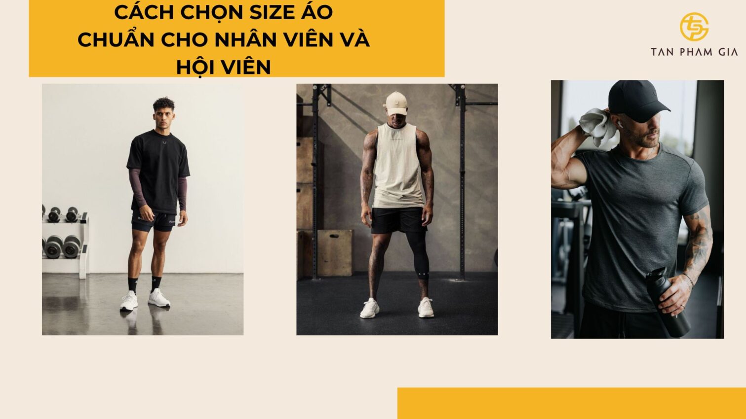 Áo thun đồng phục phòng gym