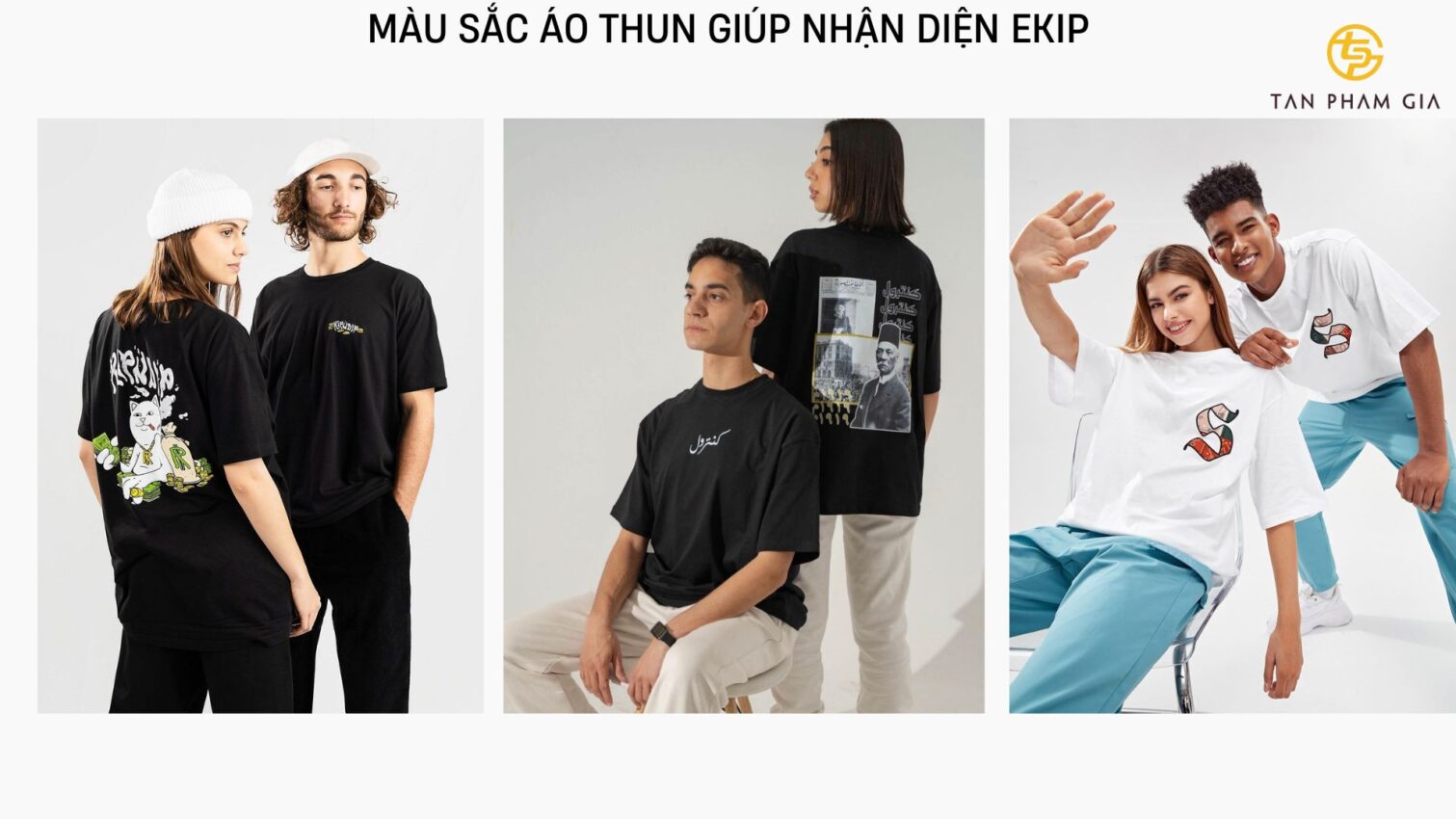 Áo thun đồng phục cho ekip quay phim