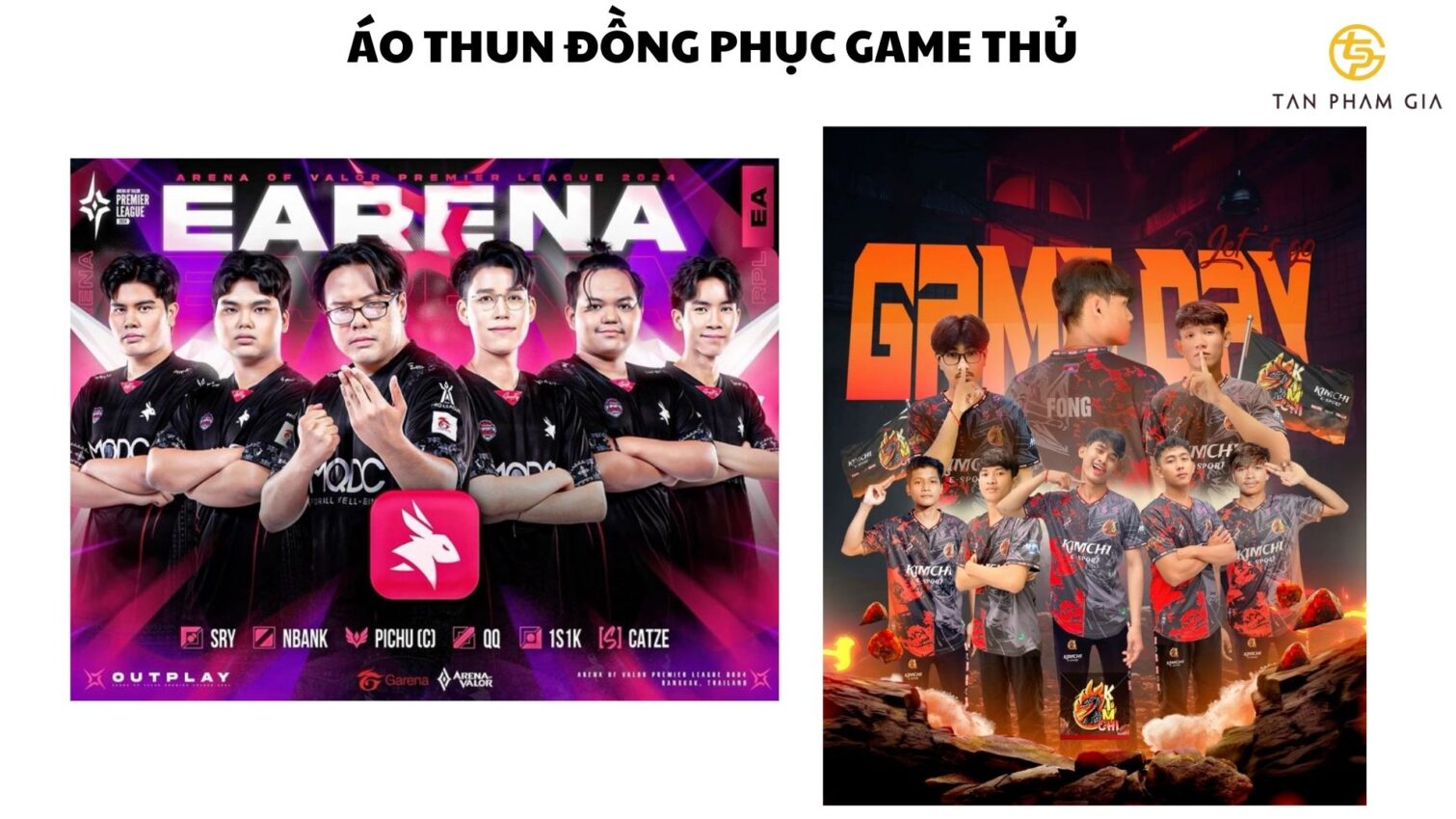 Áo thun đồng phục game thủ