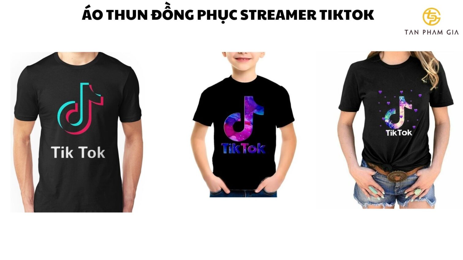 Áo thun đồng phục streamer tiktok