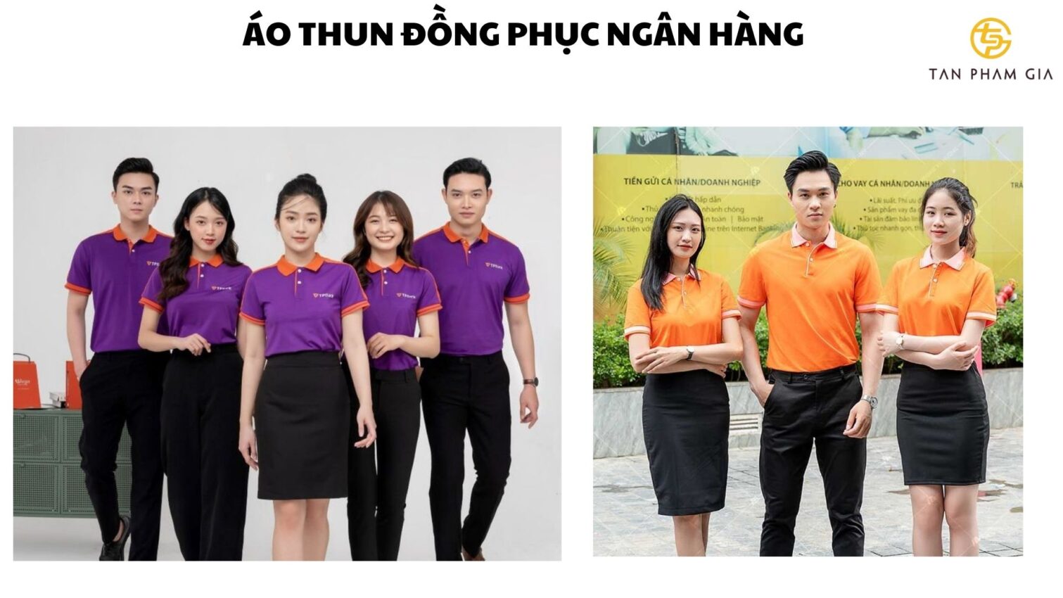 Áo thun đồng phục ngân hàng