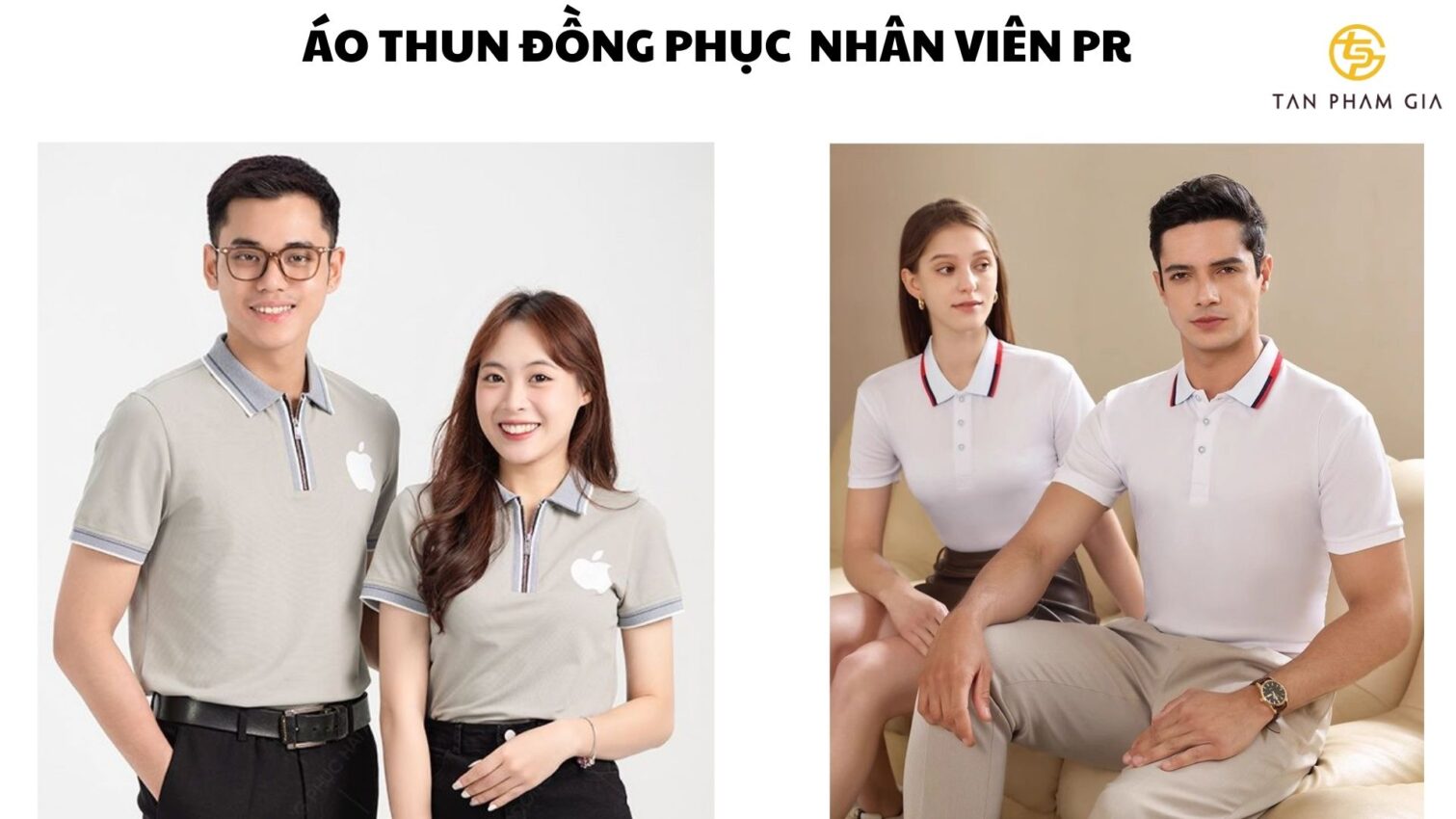 Áo thun đồng phục nhân viên PR