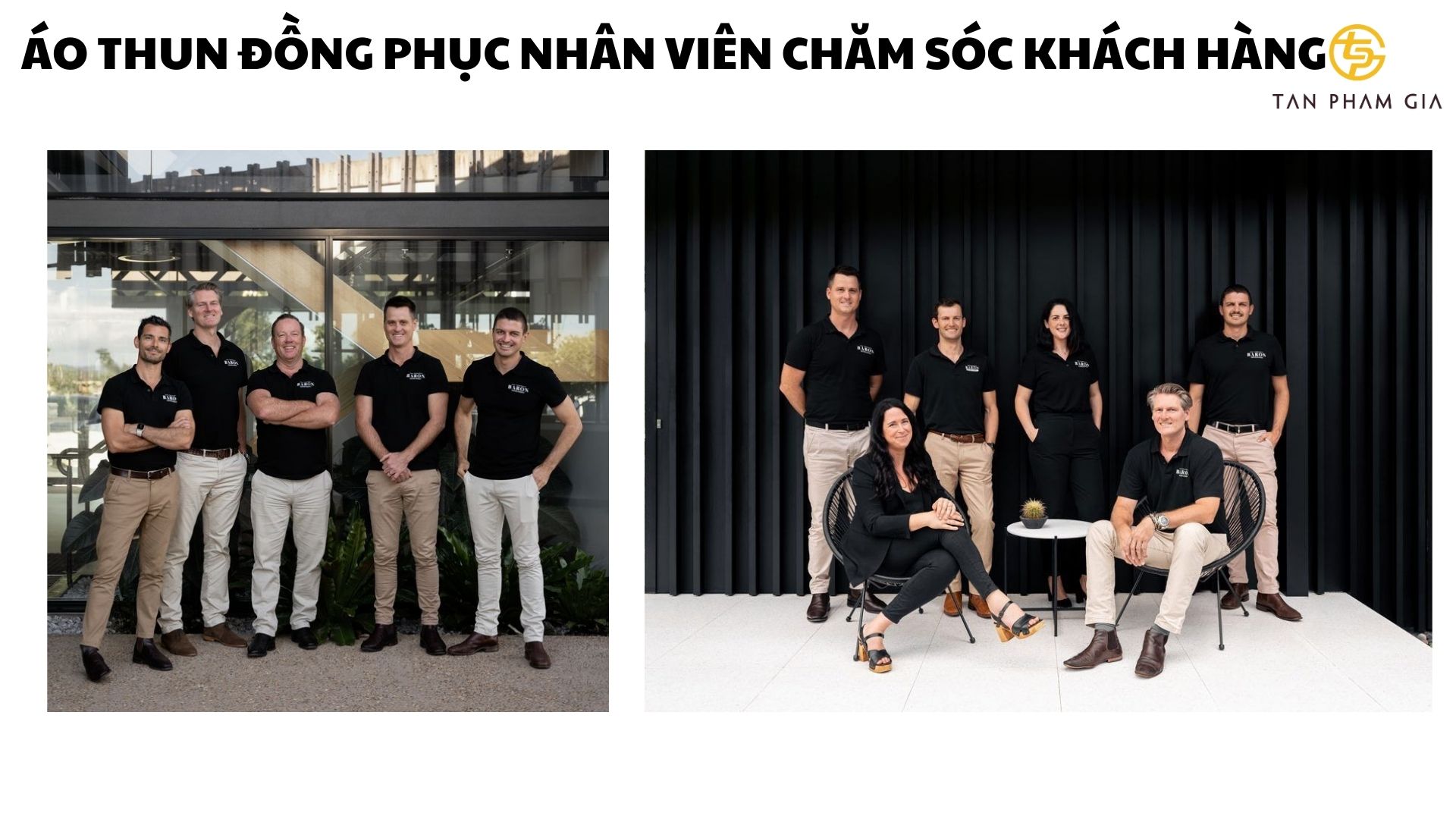 Áo thun đồng phục nhân viên chăm sóc khách hàng
