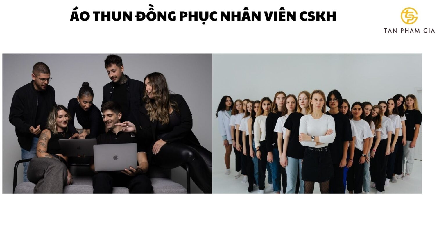 Áo thun đồng phục nhân viên CSKH