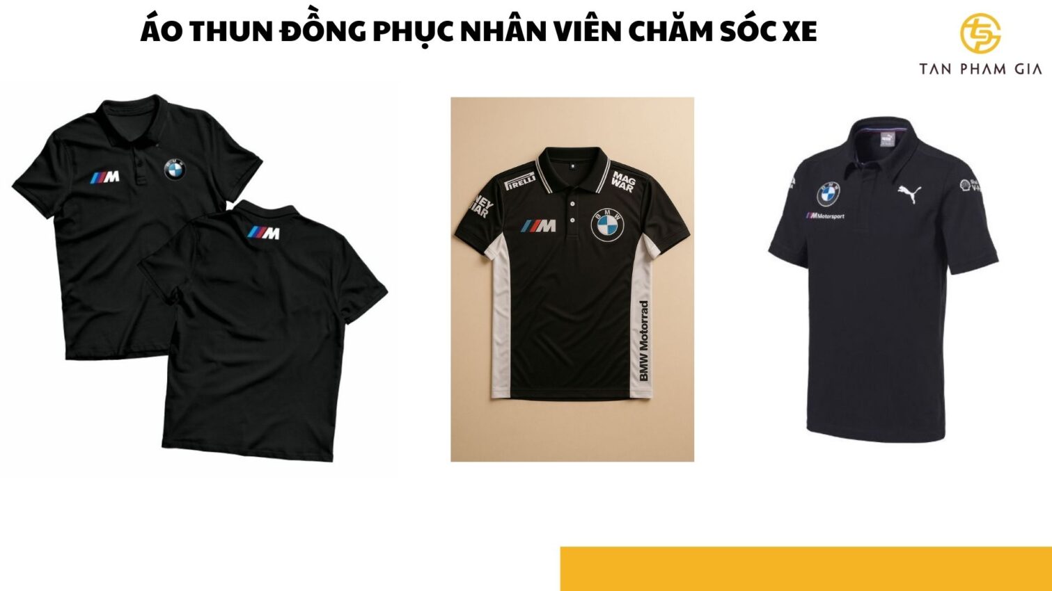 Áo thun đồng phục nhân viên chăm sóc xe