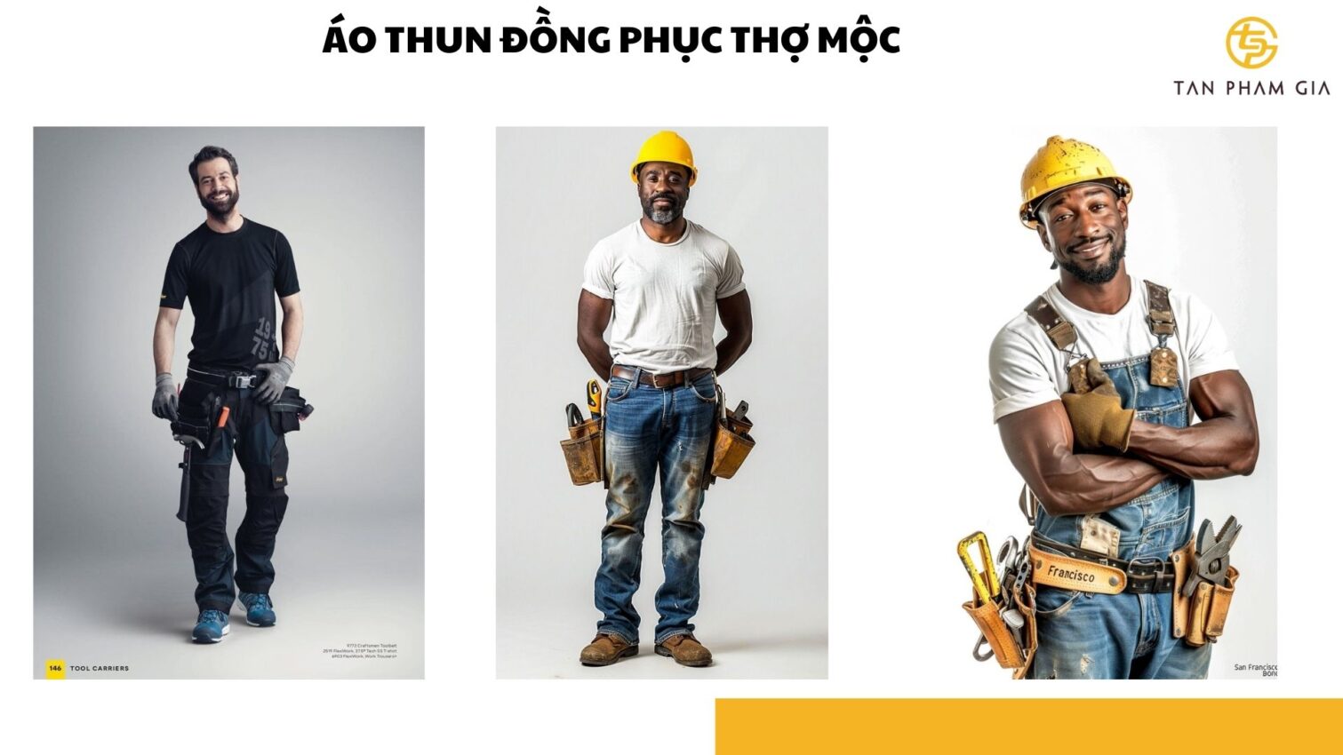 Áo thun đồng phục thợ mộc