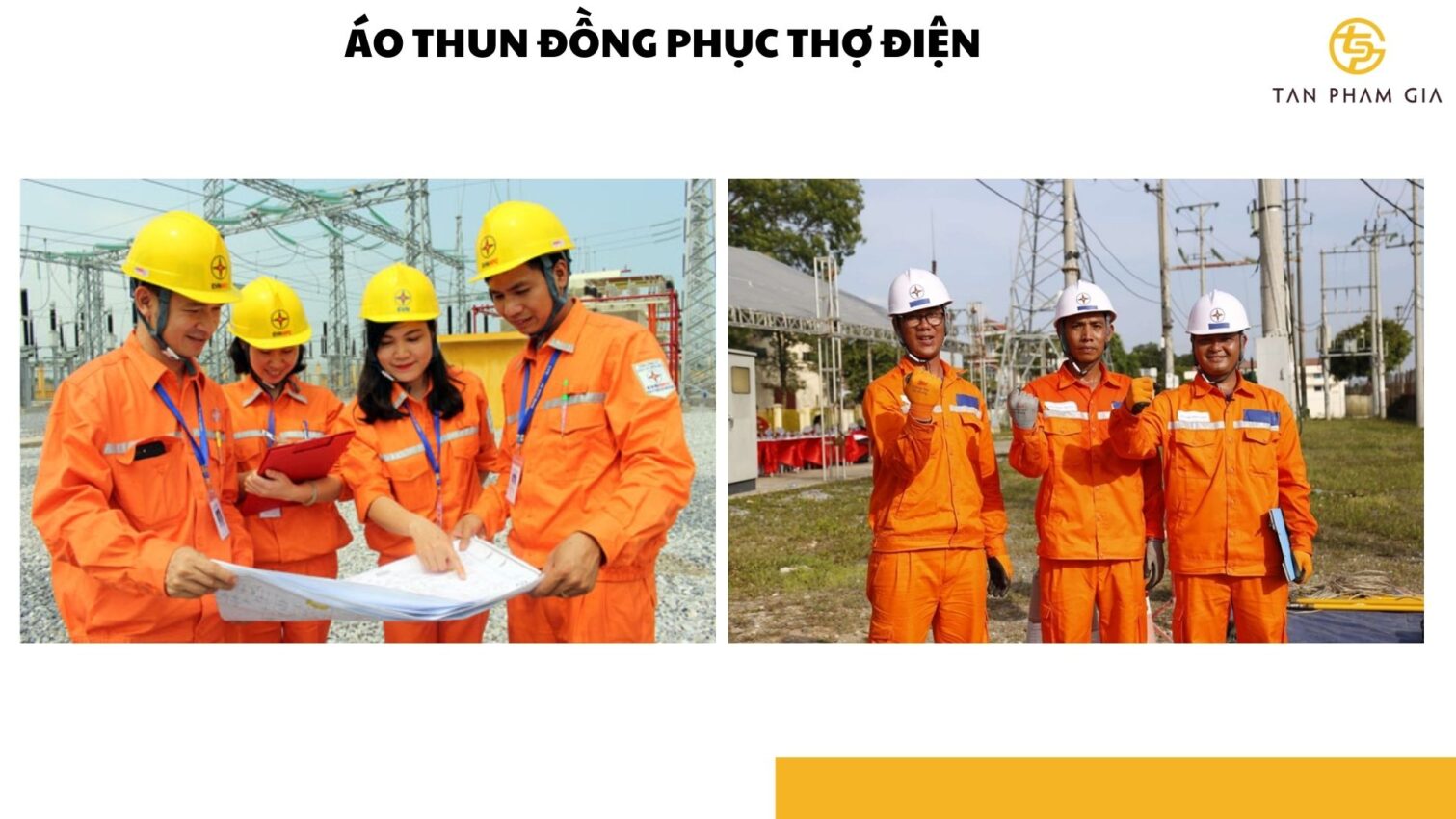 Áo thun đồng phục thợ điện