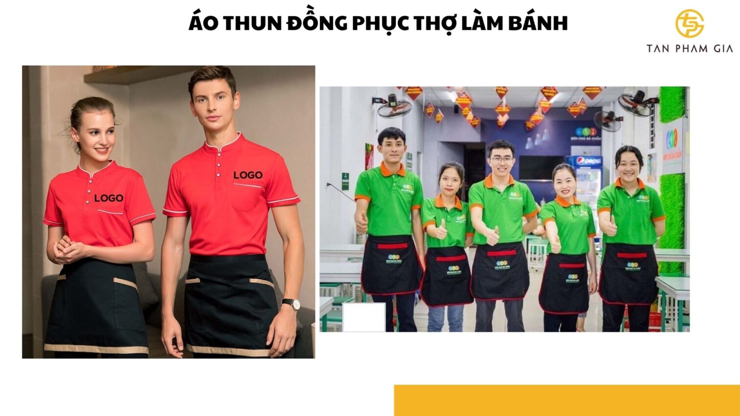 Áo thun đồng phục thợ làm bánh