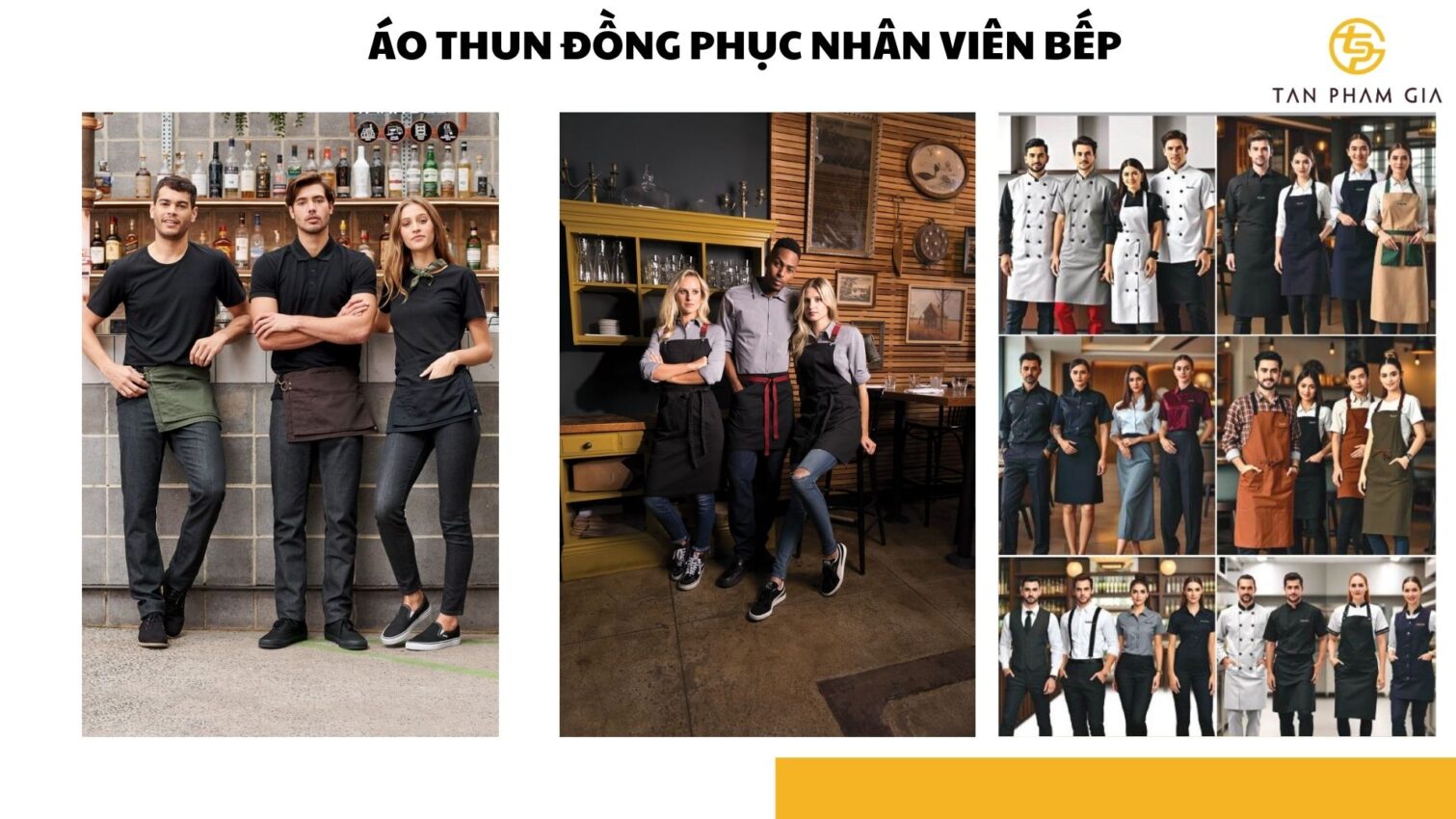 Áo thun đồng phục nhân viên bếp