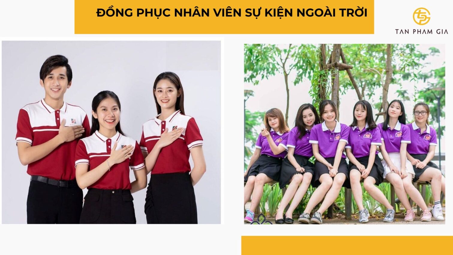 Áo thun đồng phục nhân viên sự kiện