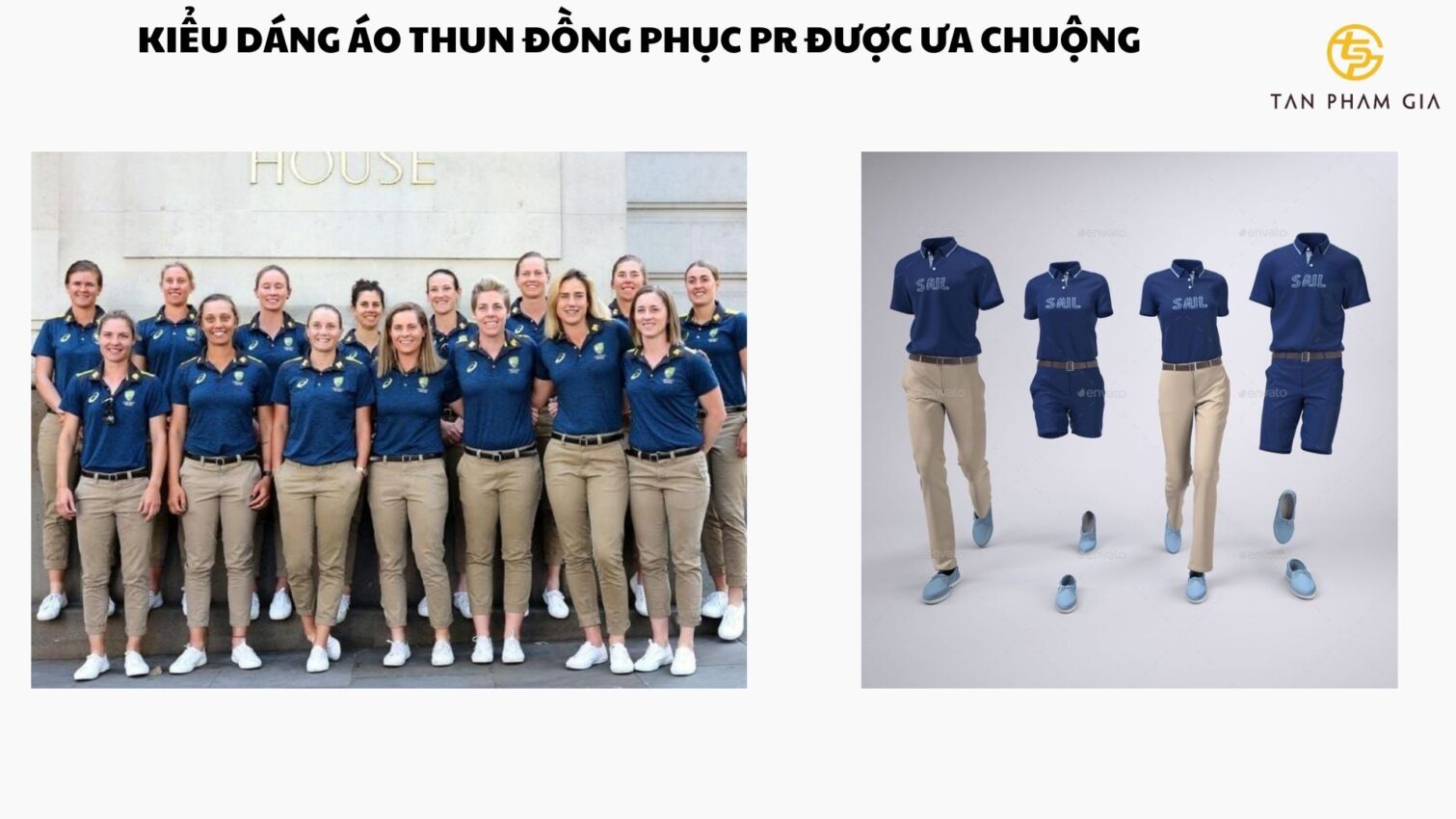 Áo thun đồng phục nhân viên PR