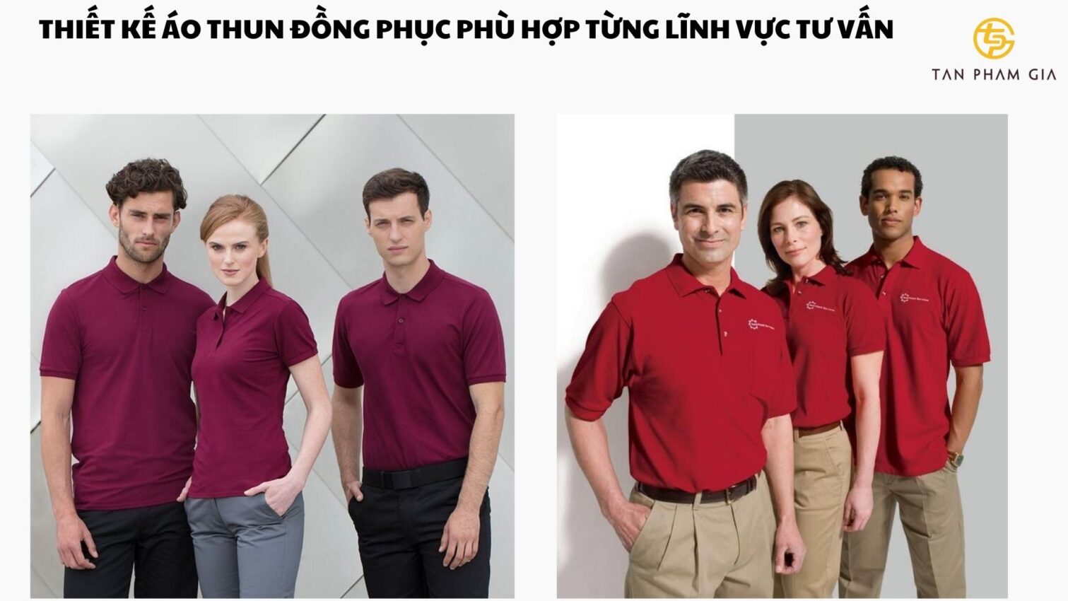 Áo thun đồng phục nhân viên tư vấn