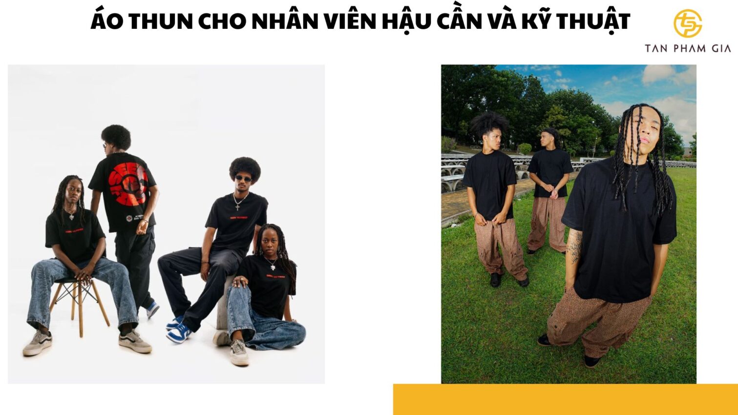 Áo thun đồng phục cho ekip quay phim