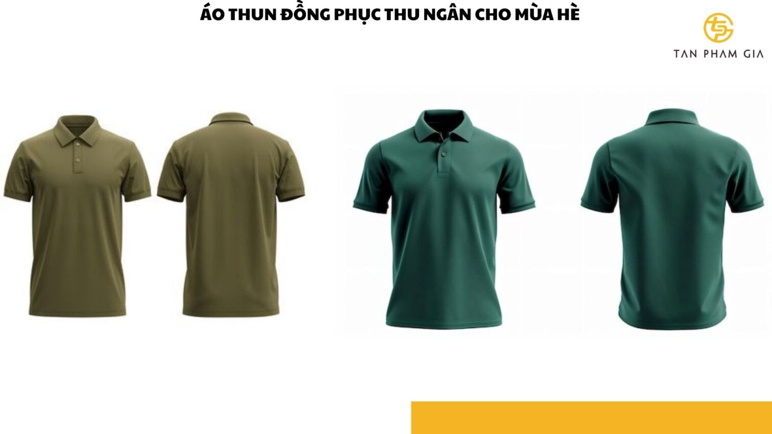 Áo thun đồng phục thu ngân