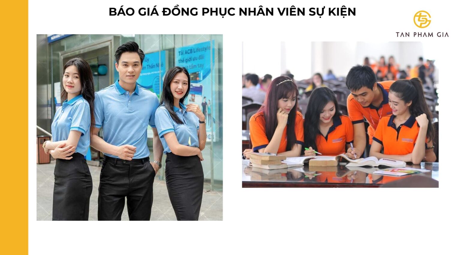 Áo thun đồng phục nhân viên sự kiện