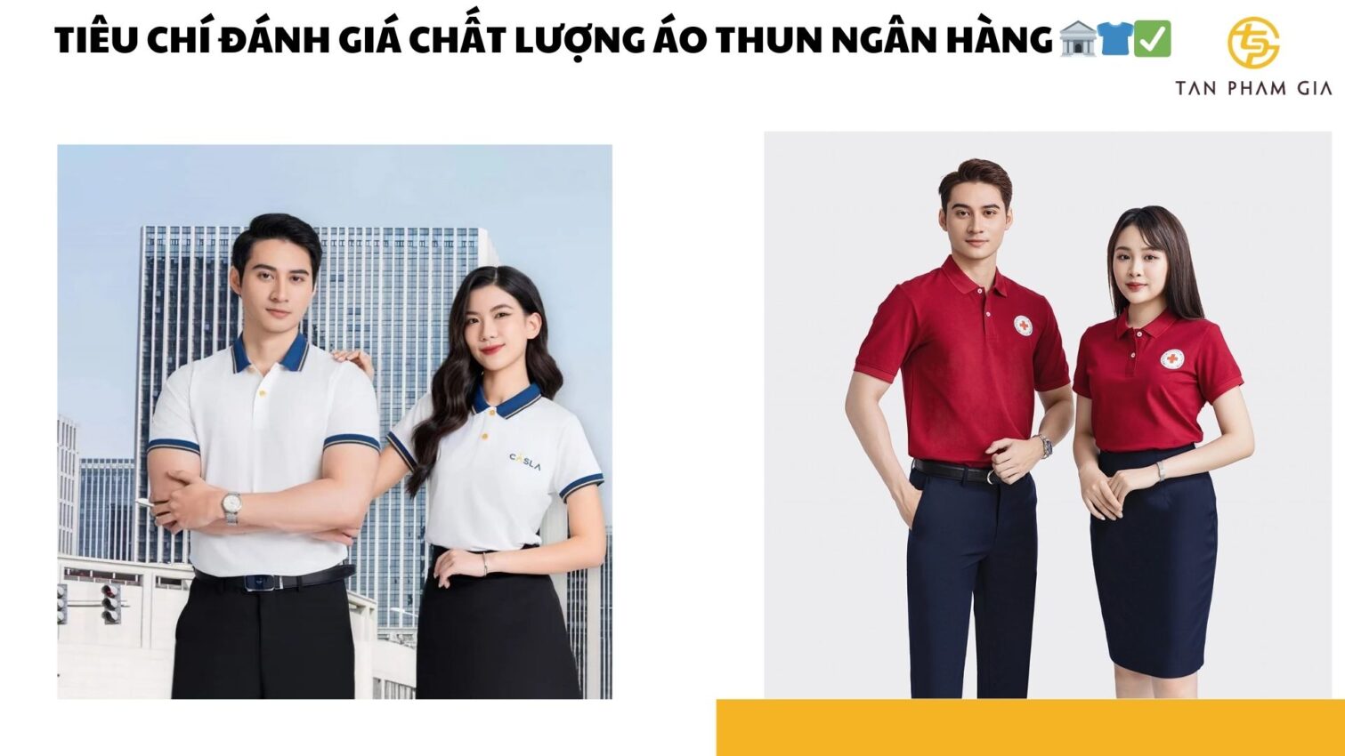 Áo thun đồng phục ngân hàng